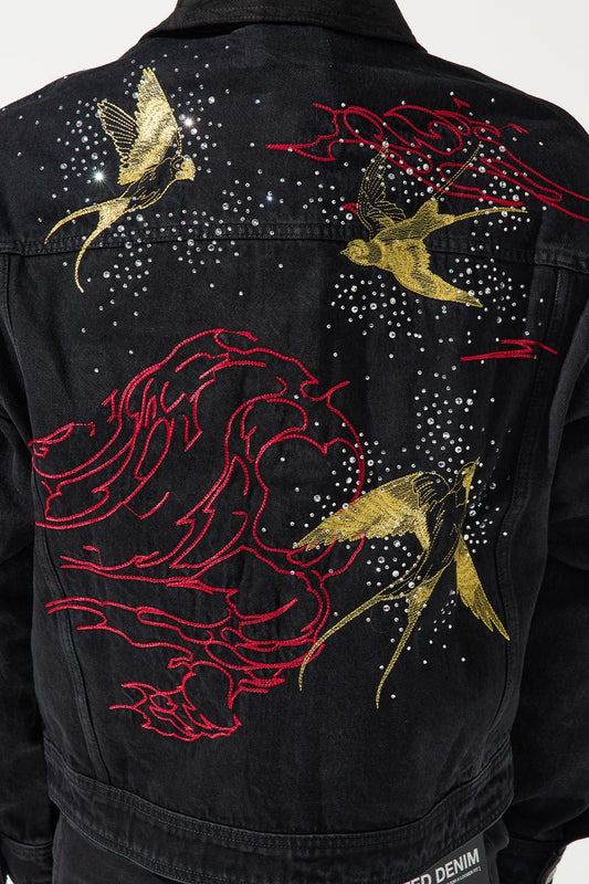 CHORUS OF WINGS Denim Jacket