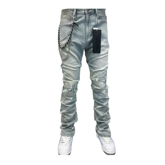 iviera Stacked Jeans Medium Blue