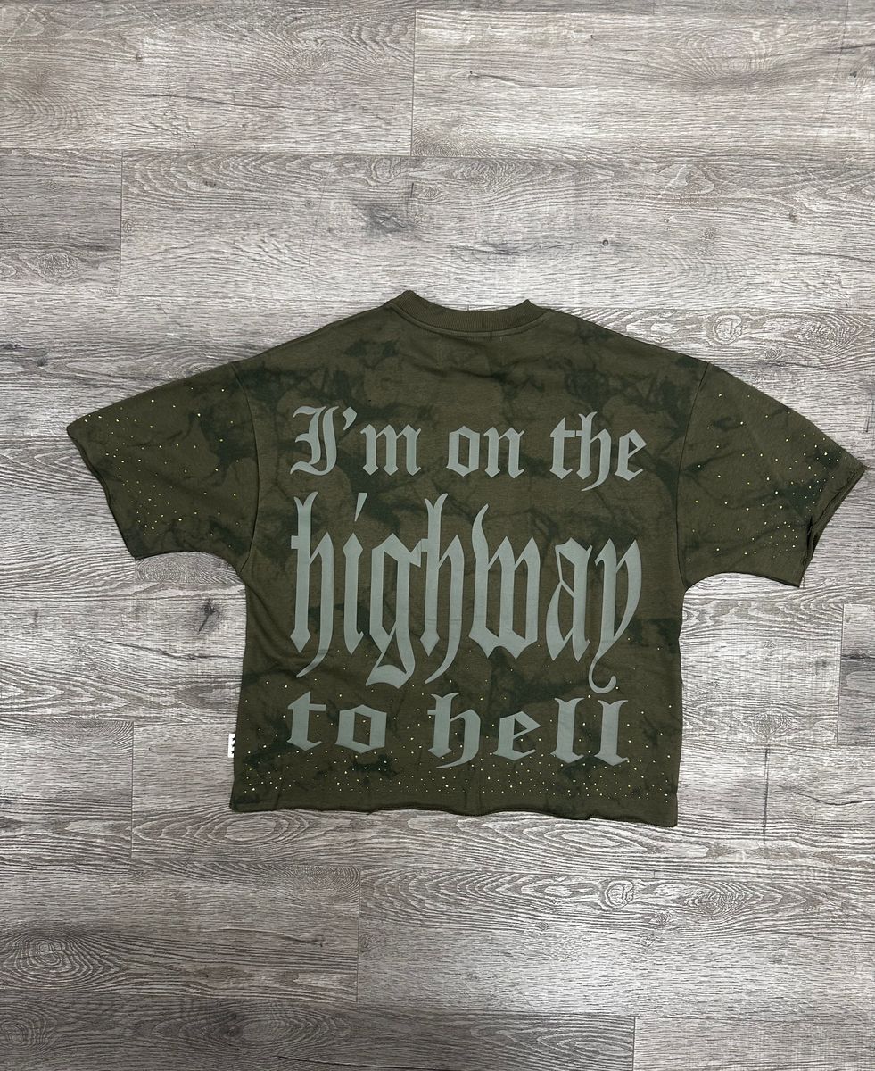 F-TERRY CROPPED T-SHIRT