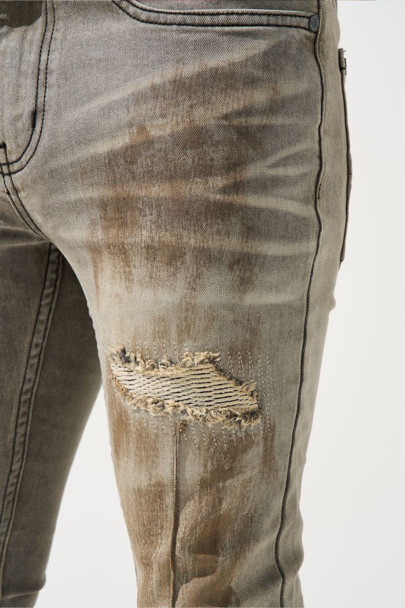 NANODUST Stacked Jeans