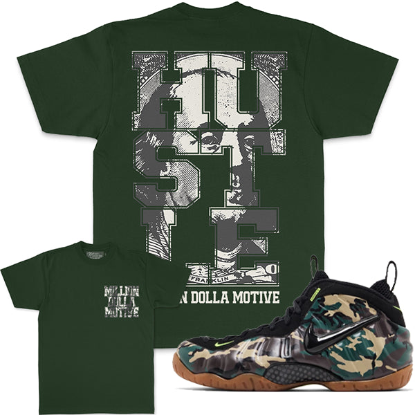 Hustle 100 - Dark Green T-Shirts