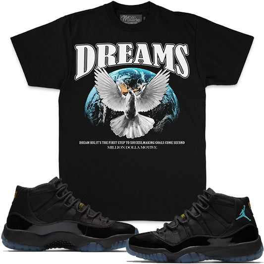 Dreams Dove - Black T-Shirts