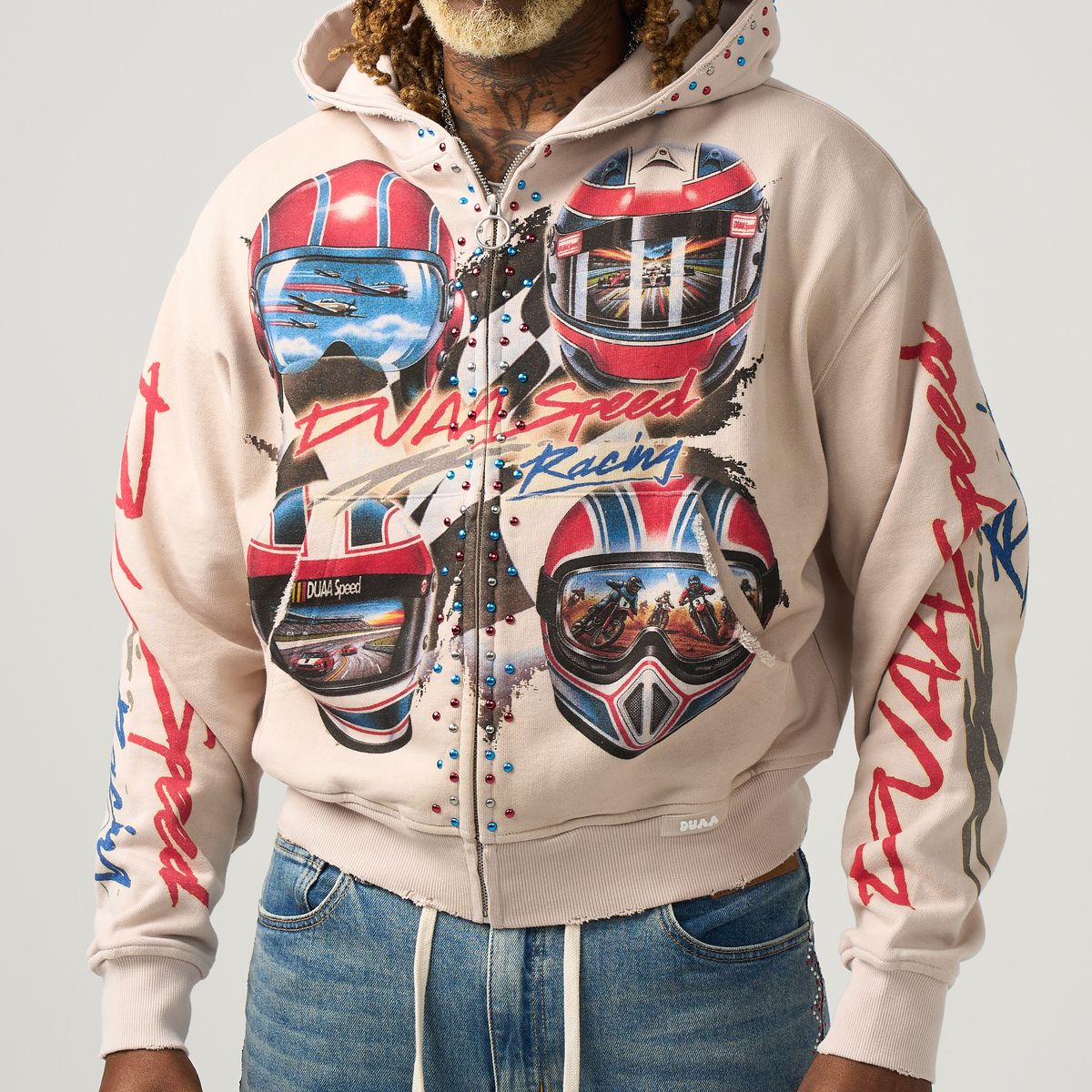 VELOCITY WASHED HOODIE-DUAA