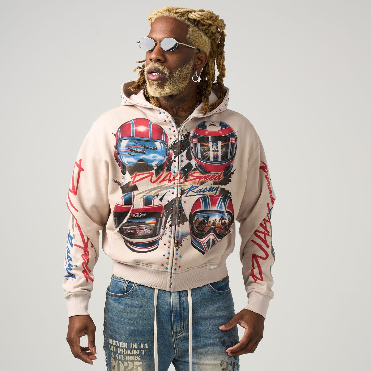 VELOCITY WASHED HOODIE-DUAA