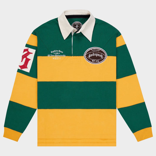 Classic Field Rugby Shirt (Green Yellow) BOOM2