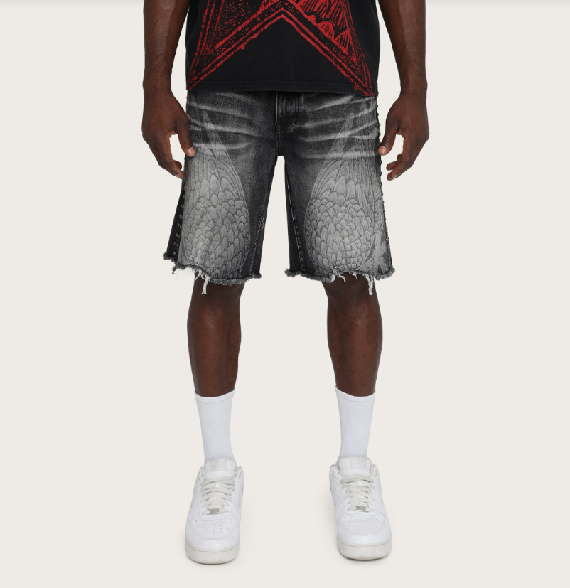 CHAOS ABYSS DENIM SHORT