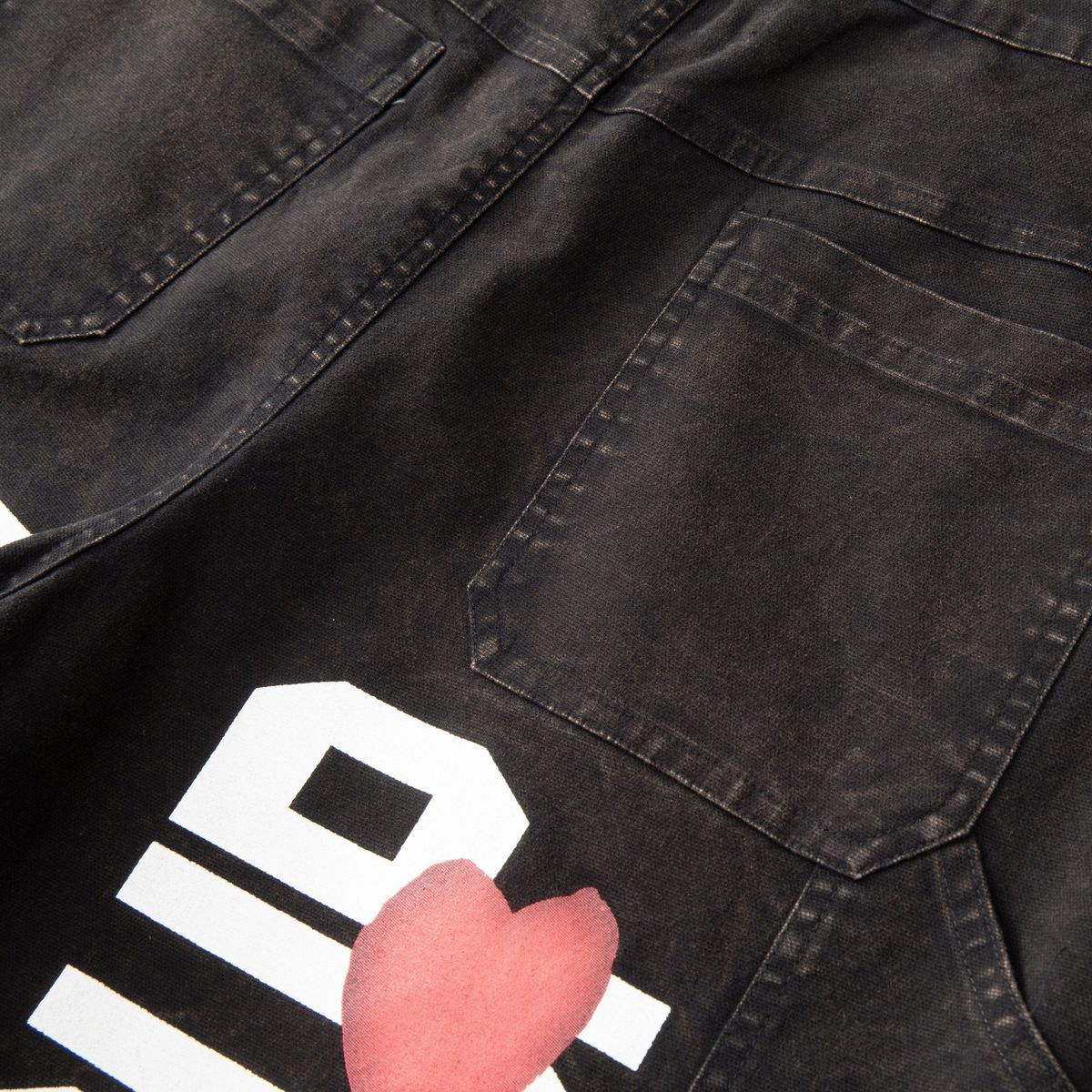 Carpenter Work Wear Shorts ALOCS - Black