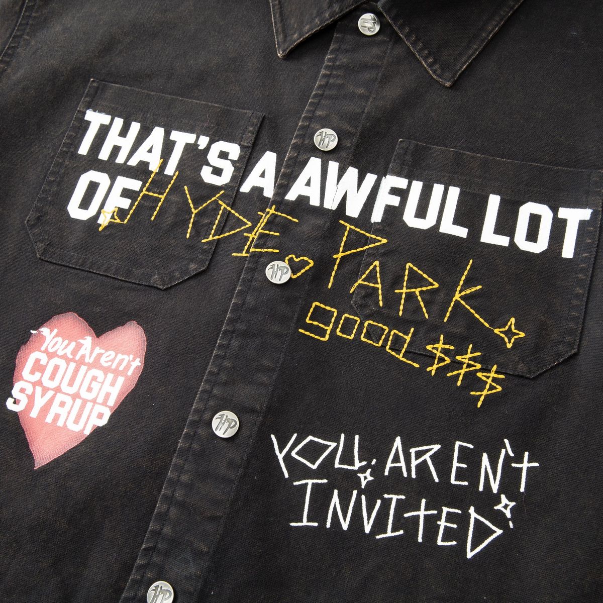 Mechanic Work Wear Shirt ALOCS x HP - Black
