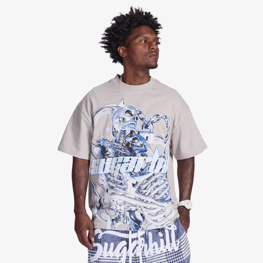 "STAR DEATH" T-SHIRT (GRAY VINTAGE)