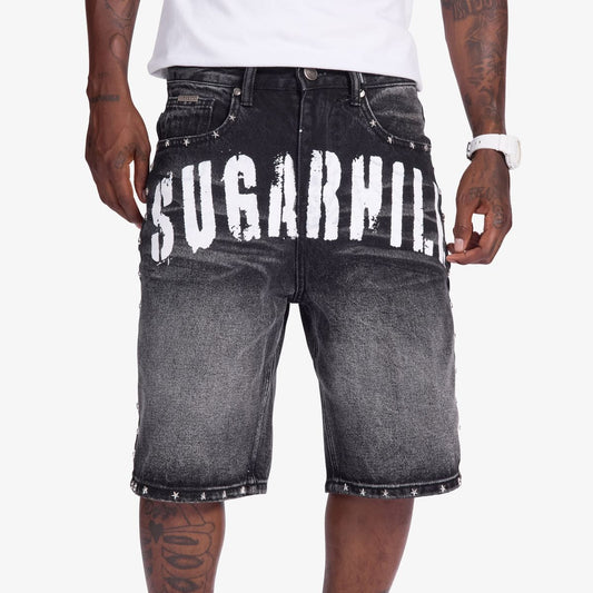 “DALLAS” JORTS (BLACK WASH)