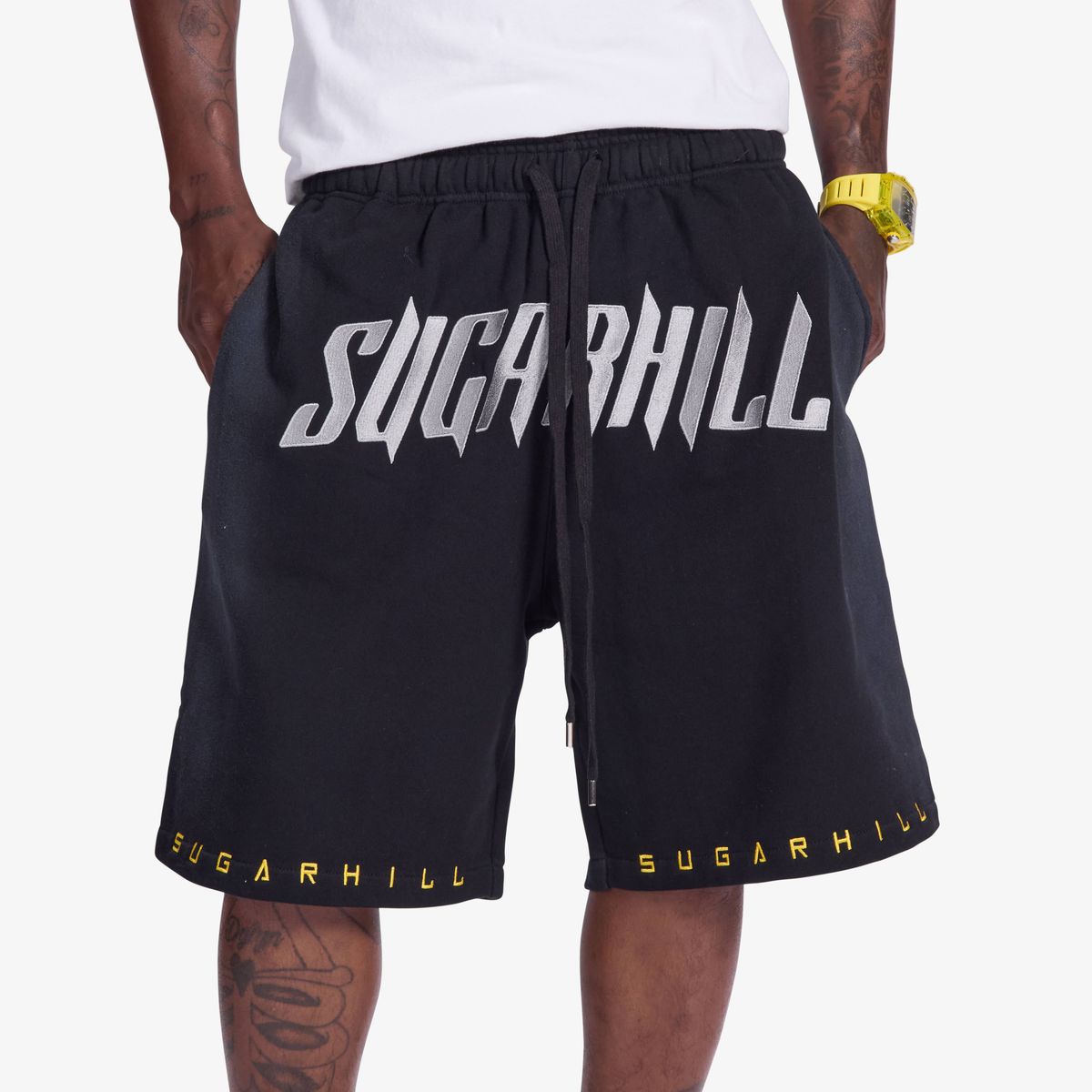 “STINGER” TERRY SHORTS (WASHED BLACK)