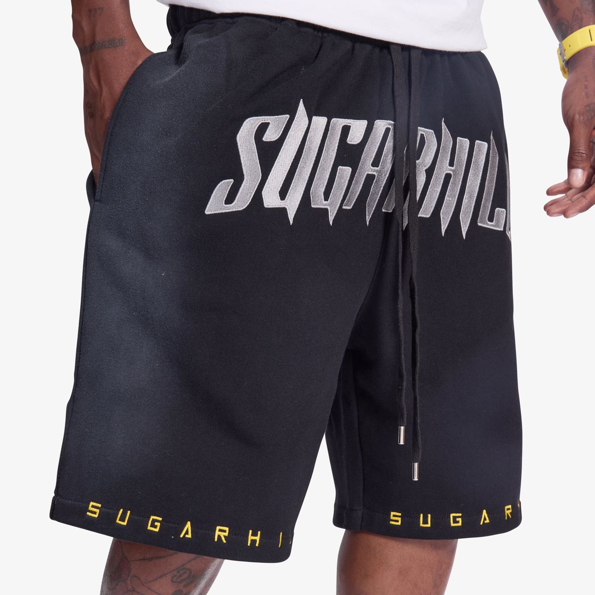 “STINGER” TERRY SHORTS (WASHED BLACK)