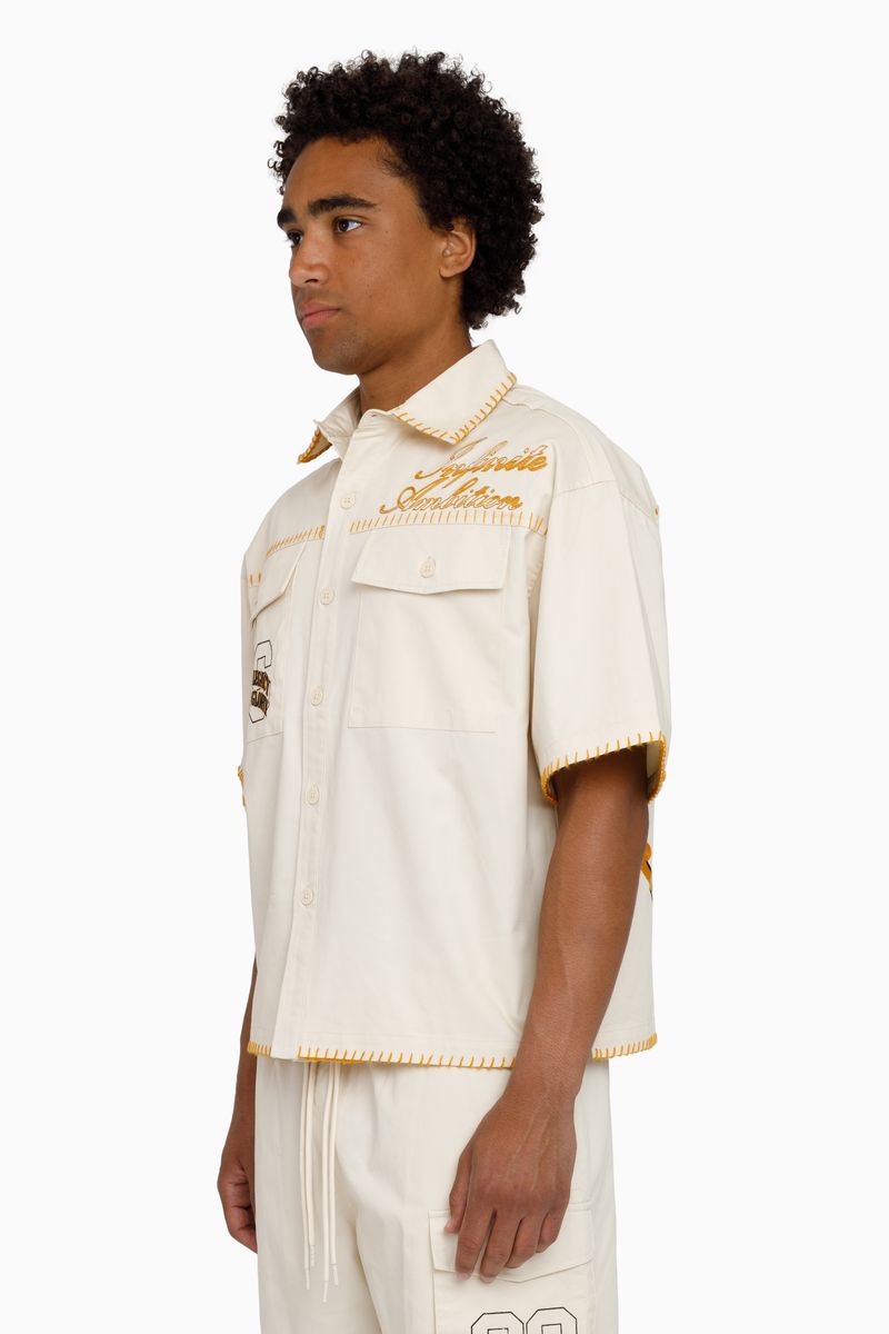 INFINITE AMBITION SS BUTTON DOWN SHIRT