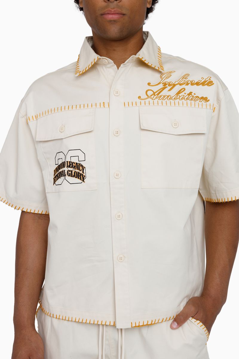 INFINITE AMBITION SS BUTTON DOWN SHIRT