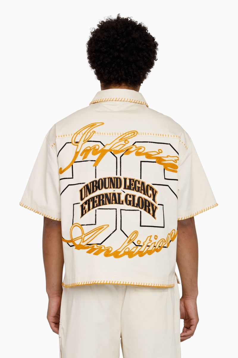 INFINITE AMBITION SS BUTTON DOWN SHIRT