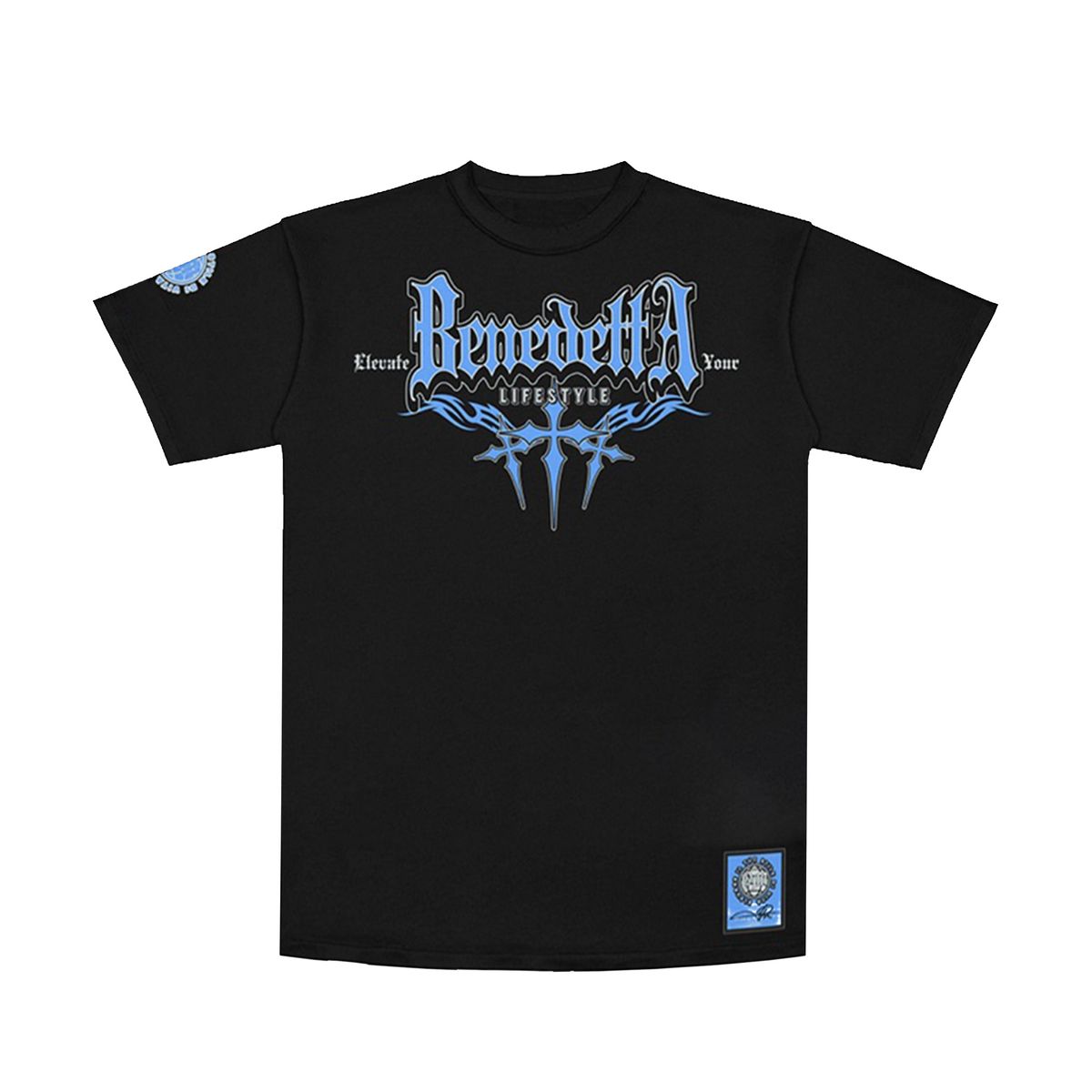 Faith Prevails Crew Neck T-Shirt Black