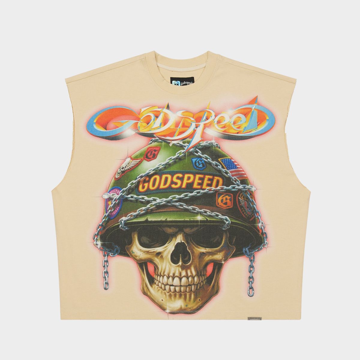 GODSPEED Badges of Honor Sleeveless (Bone)