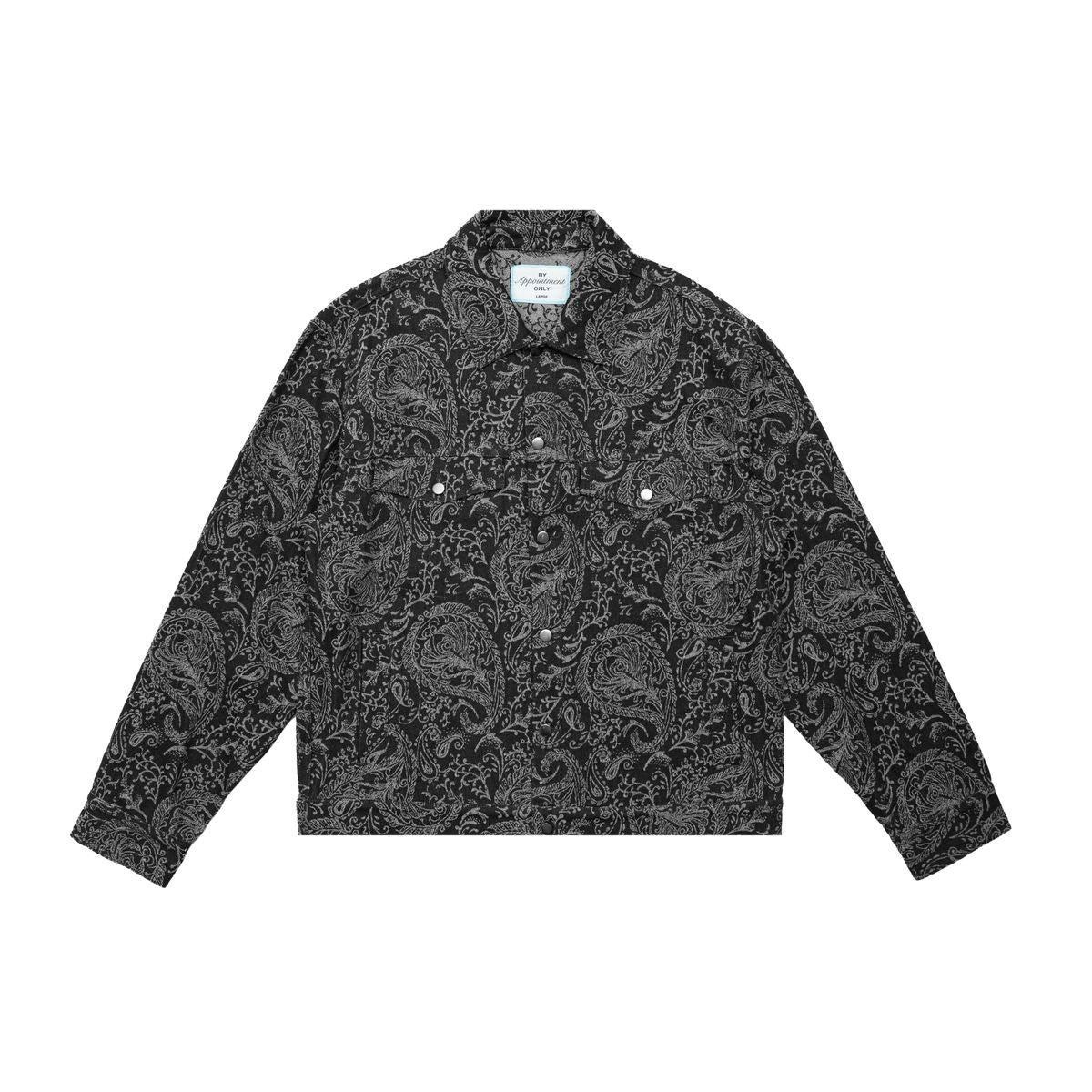 ZION JACKET - Black Paisley