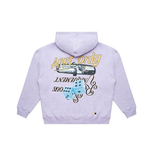 PAST BEHIND US ZIP HOODIE - Purple