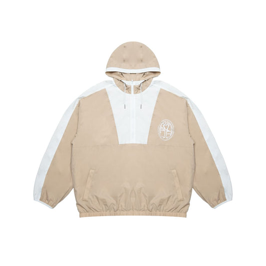 PALMER WINDBREAKER - Tan/White