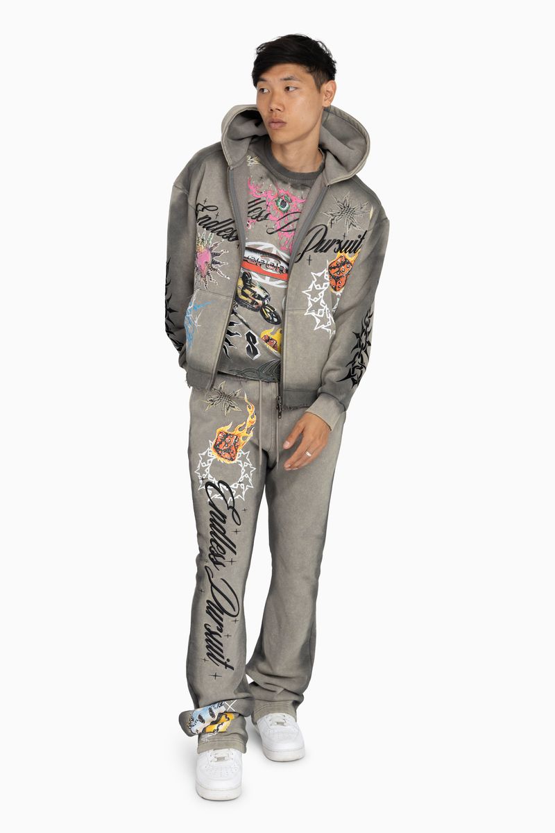 ENDLESS PURSUIT STUDDED HOODIE