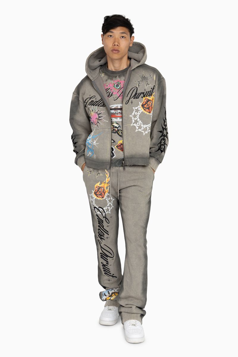 ENDLESS PURSUIT STUDDED HOODIE