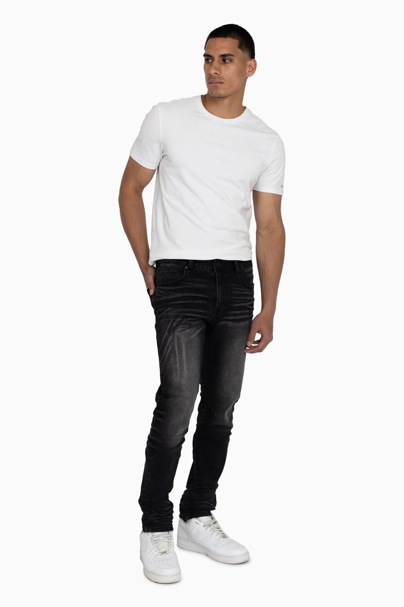 ESSENTIAL DRY EFFECT WASHED JEANS