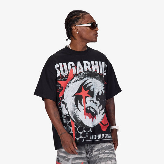 "SUNSHINE" T-SHIRT (BLACK)