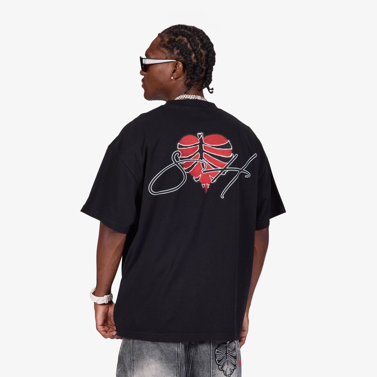 "SUNSHINE" T-SHIRT (BLACK)