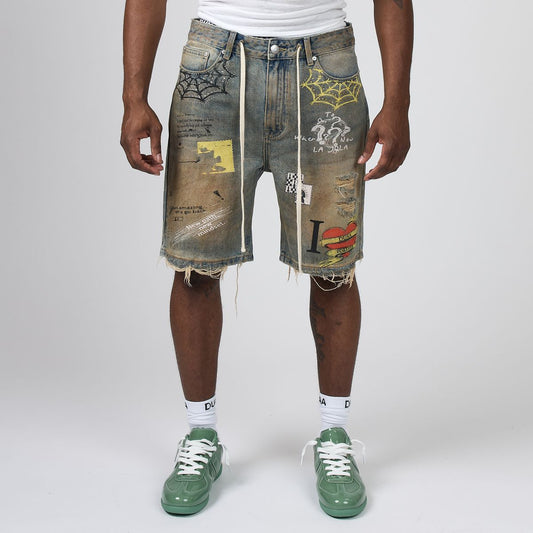 SUNSET BLUE SHORT