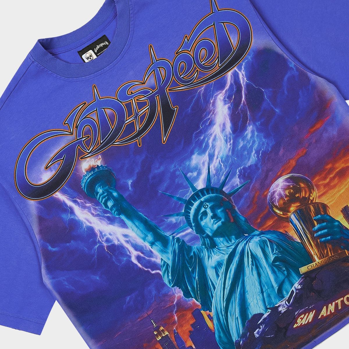 Liberty Reigns T-Shirt (Blue) 8 1 26