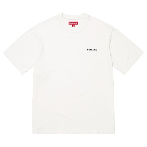 Supreme Washed S/S Top - White