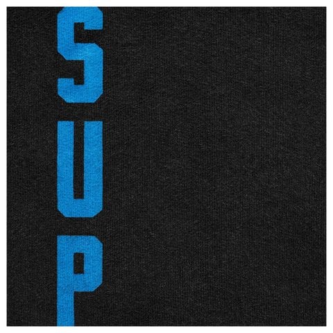 Supreme Washed Logo Hooded Sweatshirt - Black