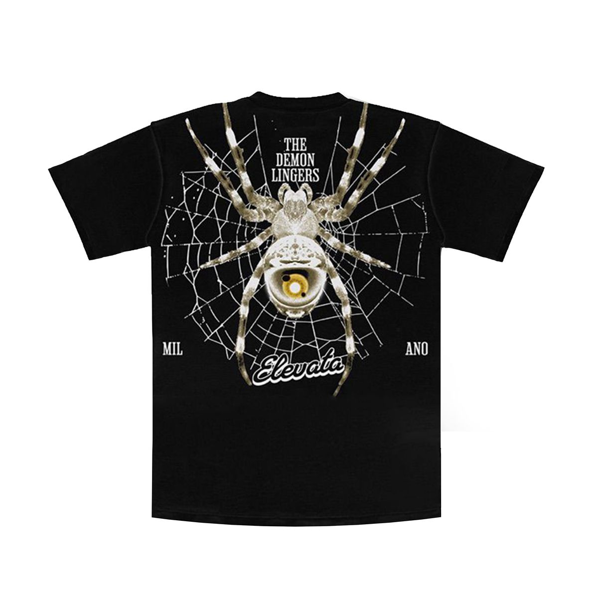 Web Of Lies Crew Neck T-Shirt Black