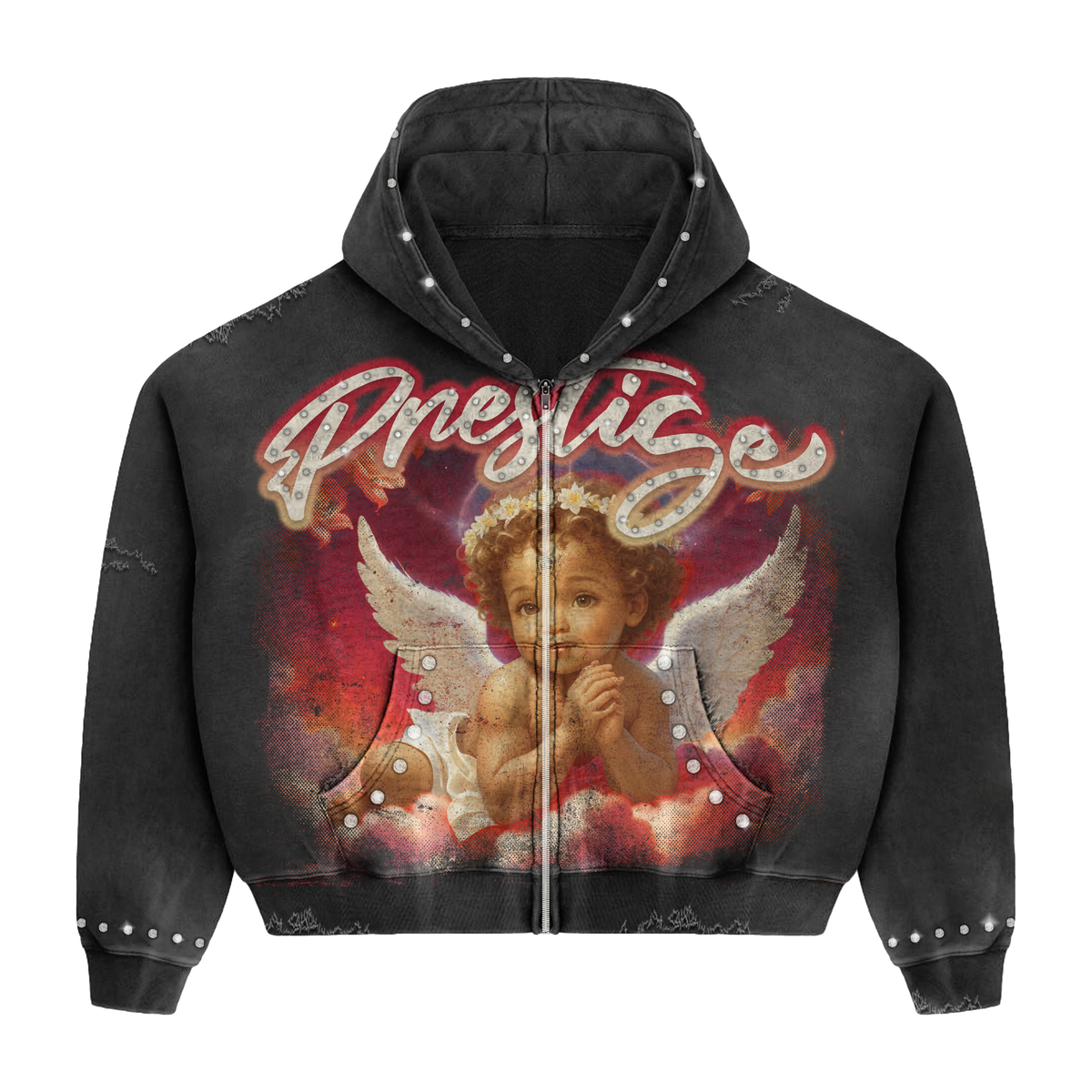 Angel Hoodie Red/Black
