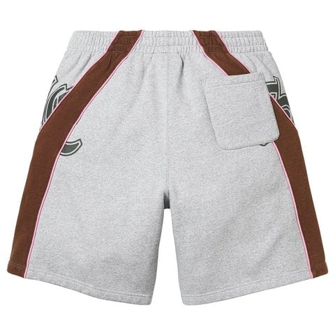 Supreme Paneled Sweatshort - Heather Grey