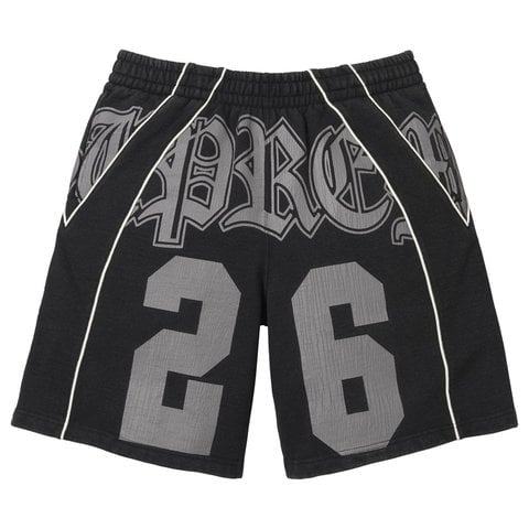 Supreme Paneled Sweatshort - Black