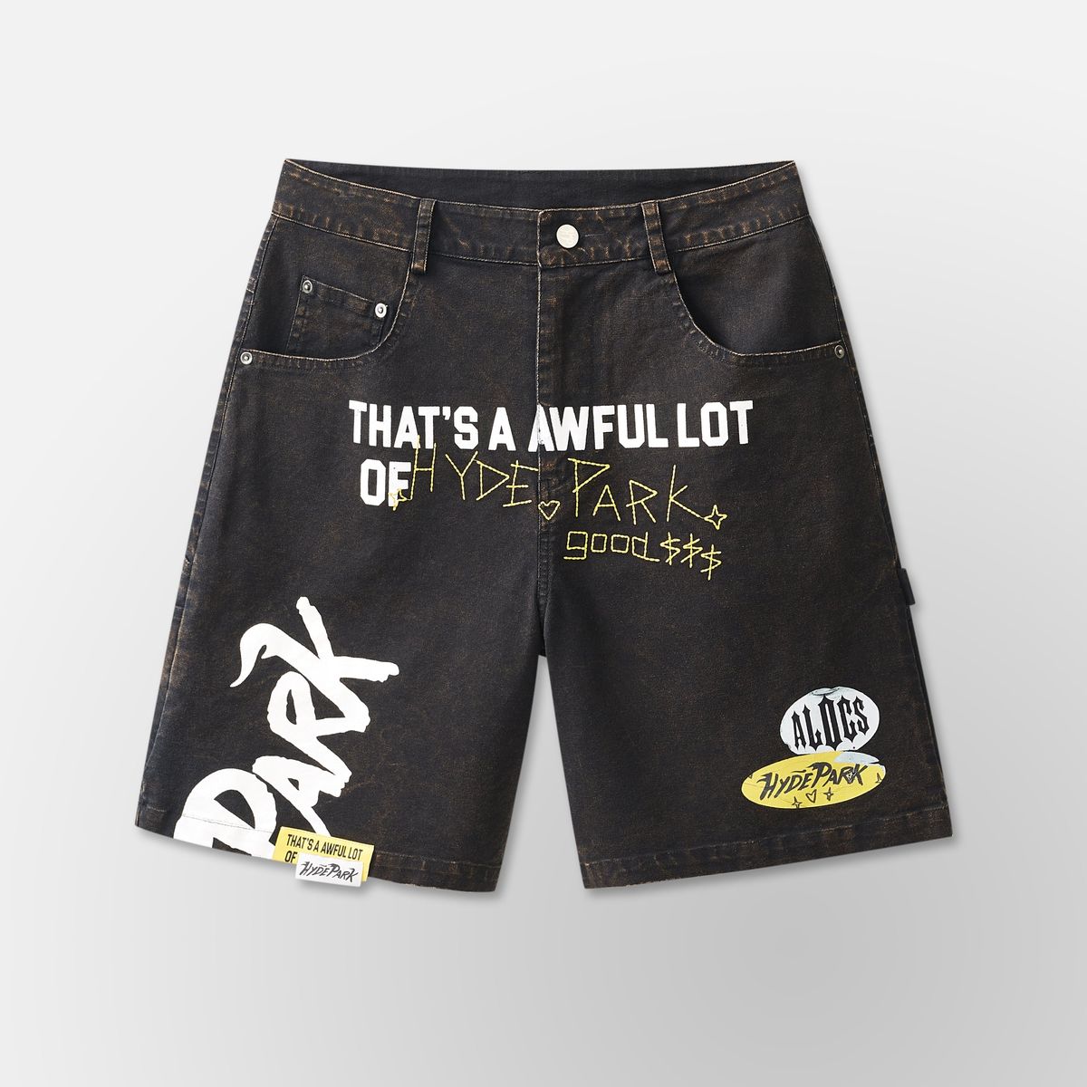 Carpenter Work Wear Shorts ALOCS - Black