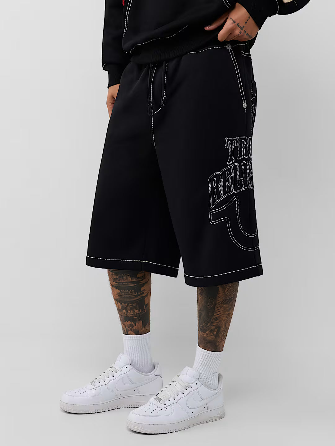TRUE NO 1 BIG T FLEECE SHORTS