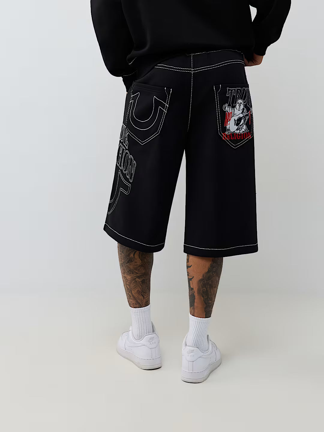 TRUE NO 1 BIG T FLEECE SHORTS
