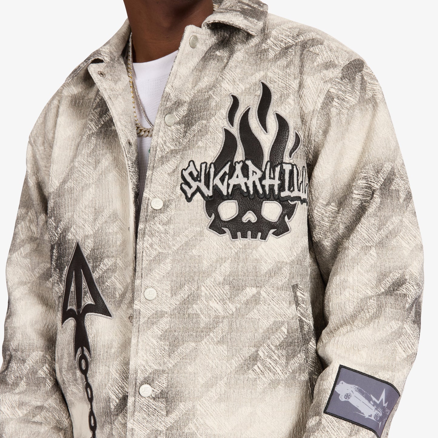 "FRANZ" TRUCKER JACKET (GRAY TOOTH)