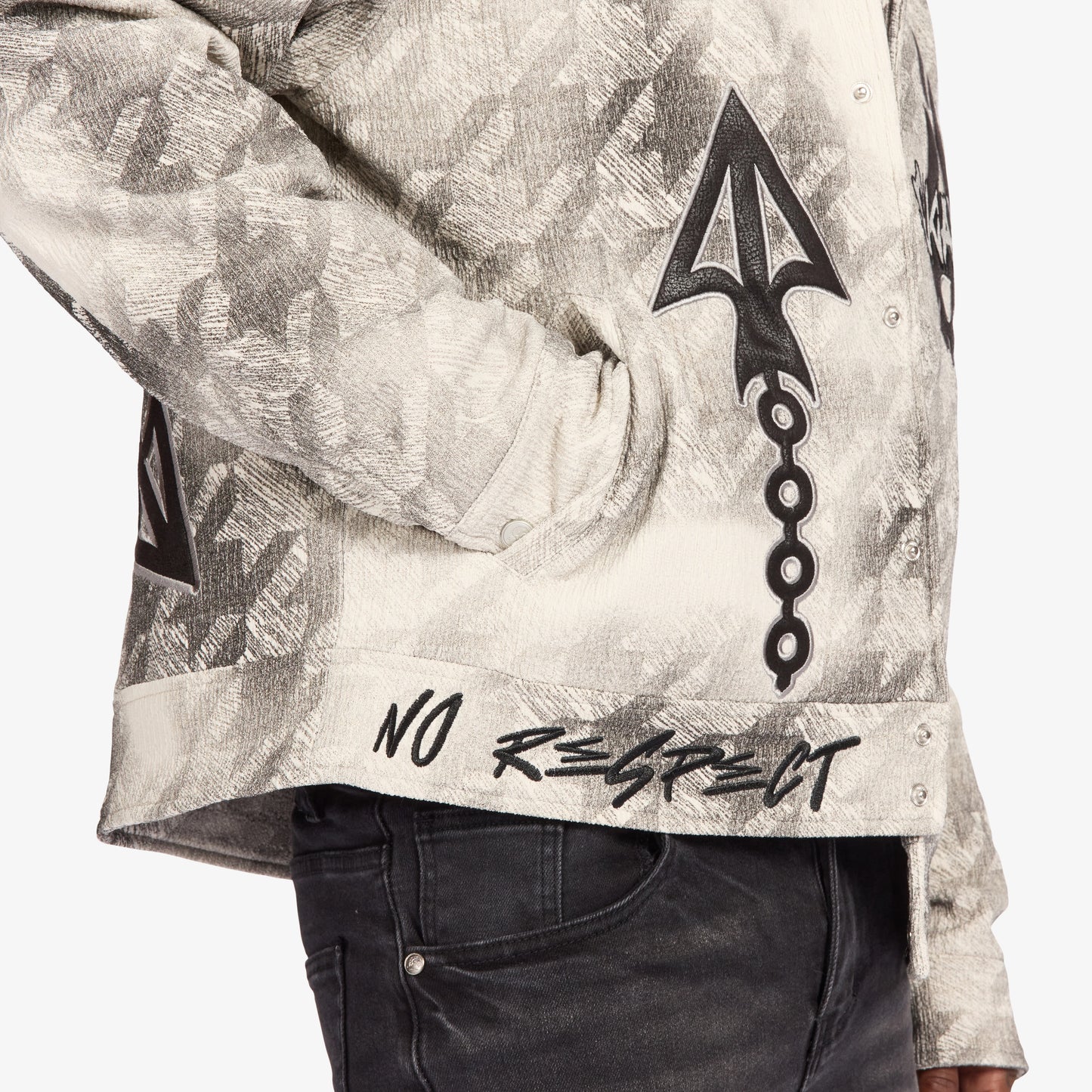 "FRANZ" TRUCKER JACKET (GRAY TOOTH)