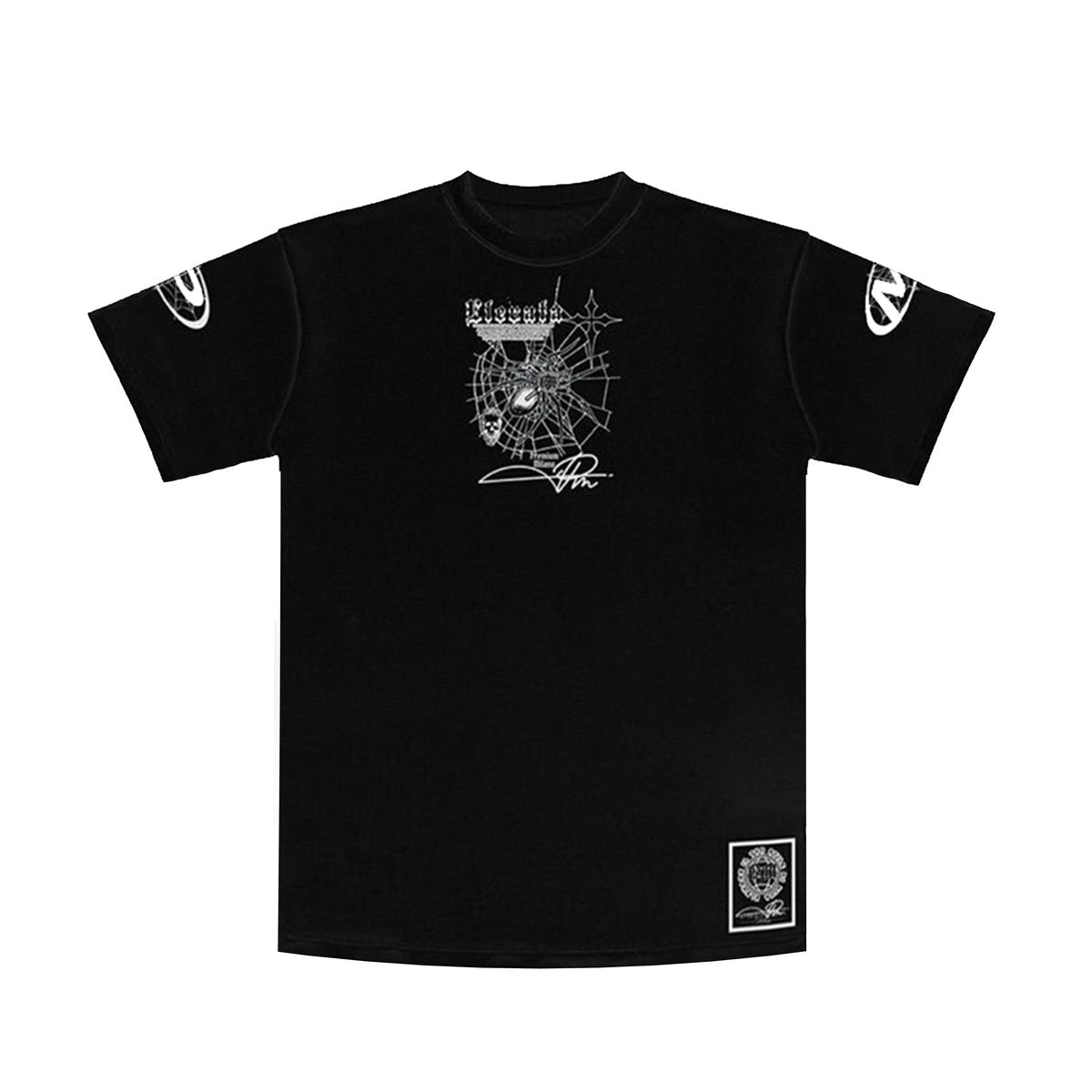 Web Of Lies Crew Neck T-Shirt Black