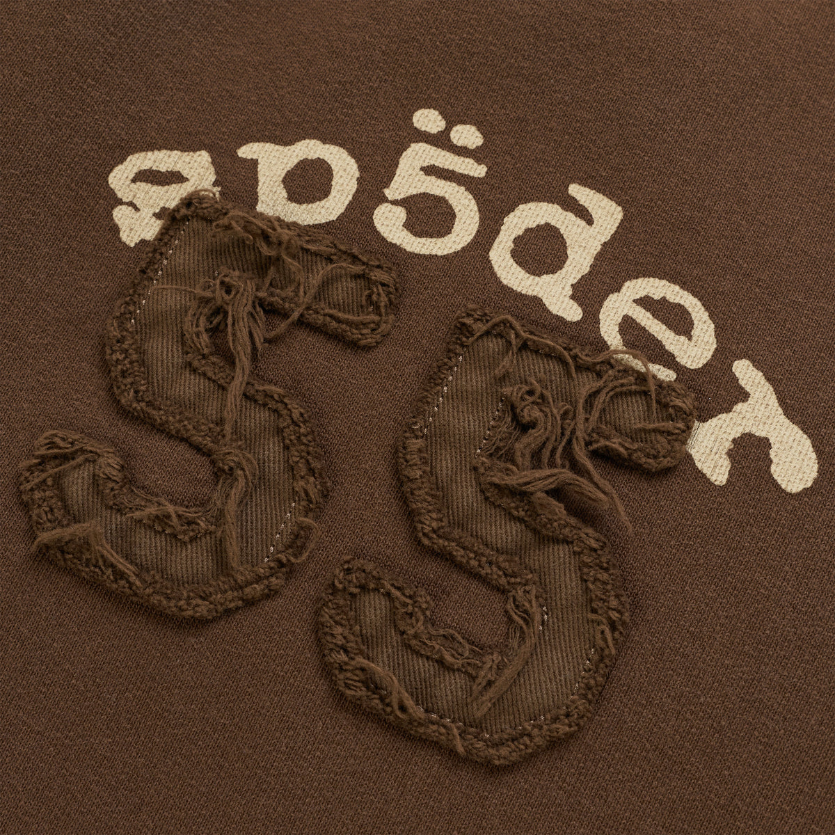 Sp5der 55 University Wide Leg Sweatpant - Brown