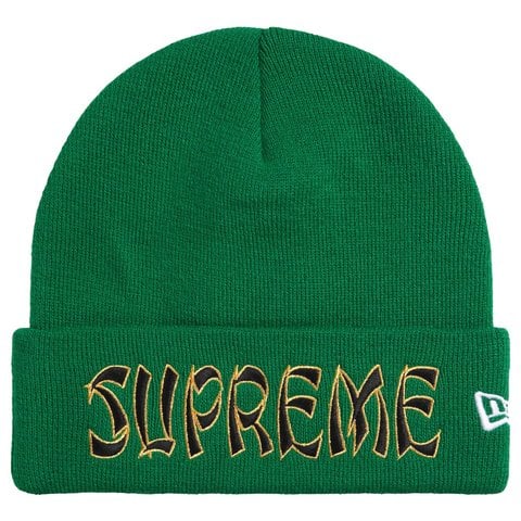 Supreme New Era Action Beanie - Green