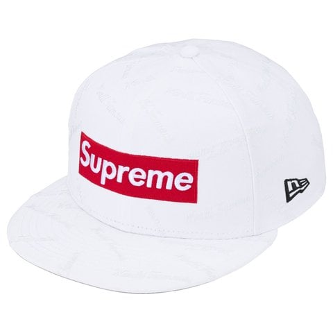 Supreme World Famous Box Logo New Era - White