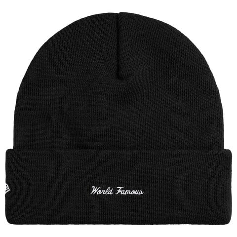 Supreme New Era Action Beanie - Black