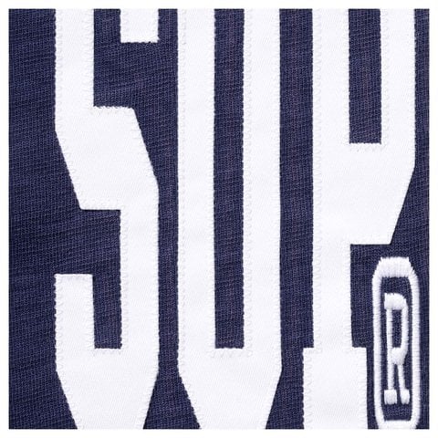 Supreme Stretch Applique S/S Top - Navy