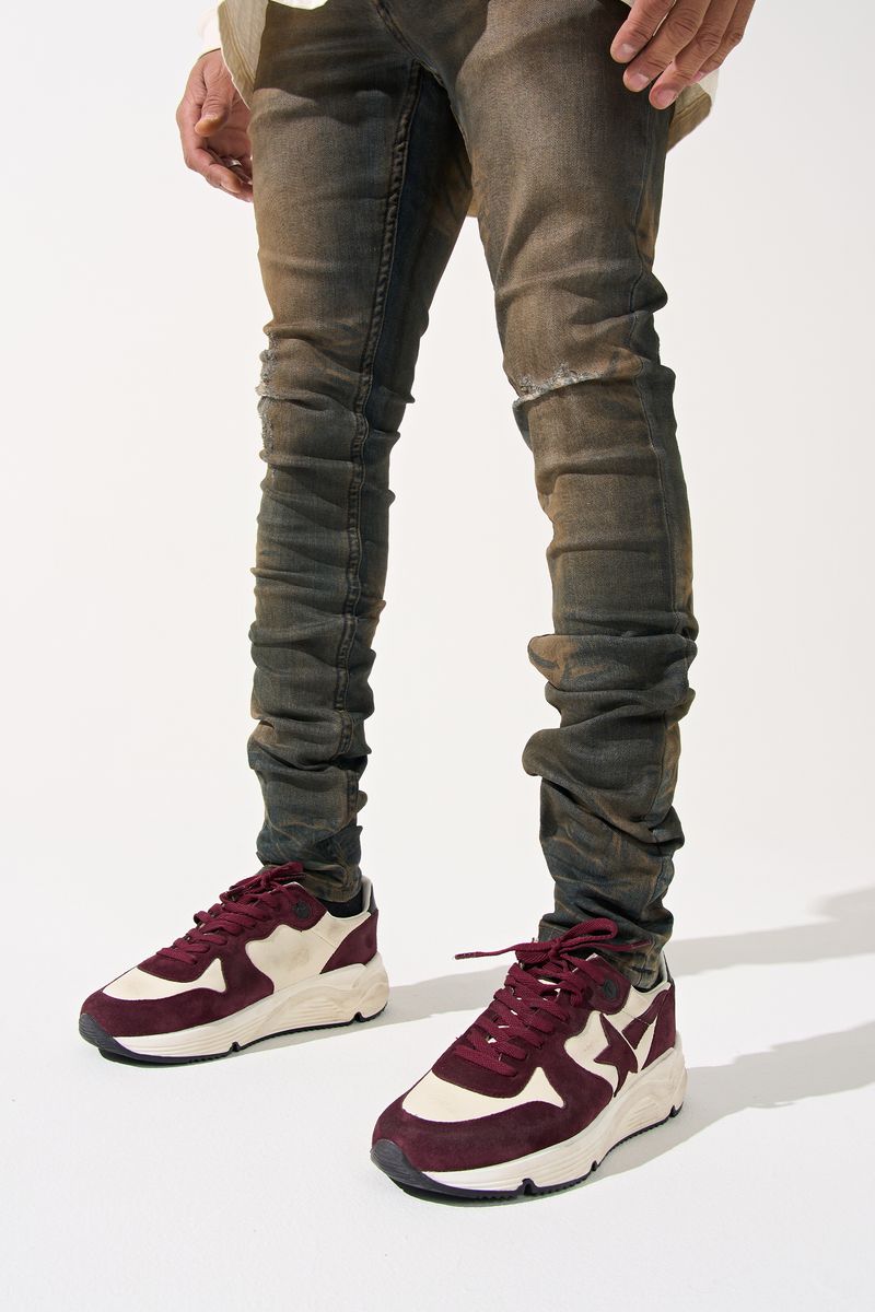 Oud jeans