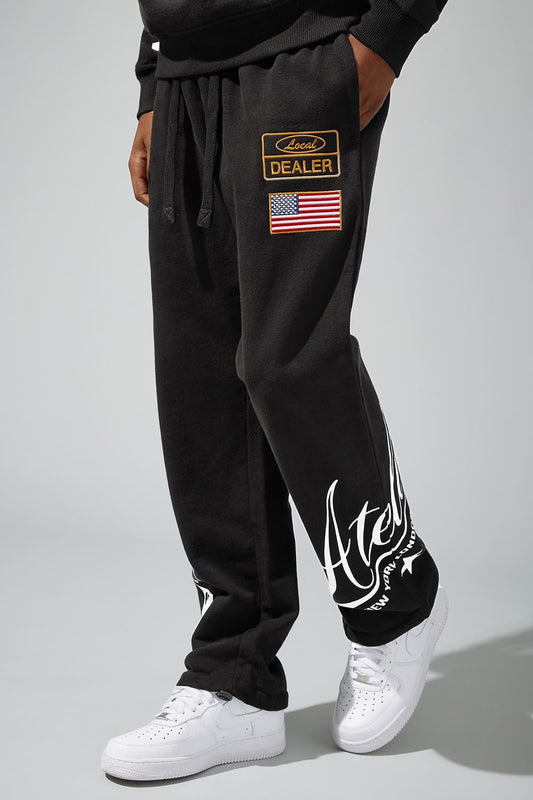 Atelier Loose Fit Sweatpants (Black)